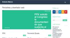 Desktop Screenshot of antoniomanco.com