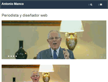 Tablet Screenshot of antoniomanco.com